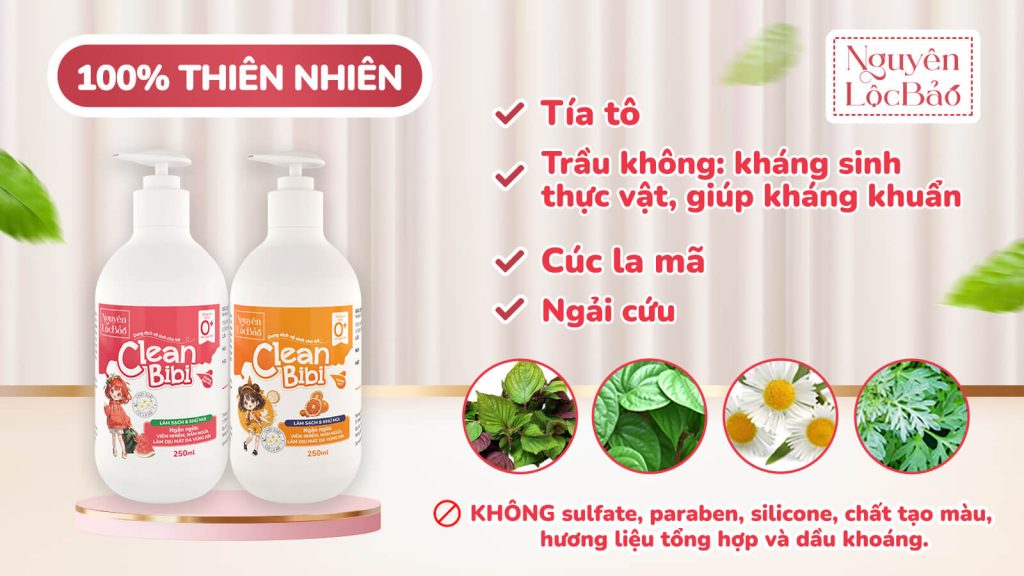 Dung dịch vệ sinh cho bé gái Clean Bibi